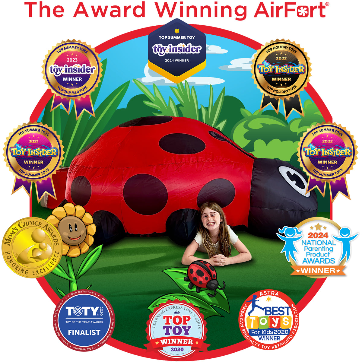 (Coming Soon, Pre-Order Now!) The Original AirFort - Ladybug