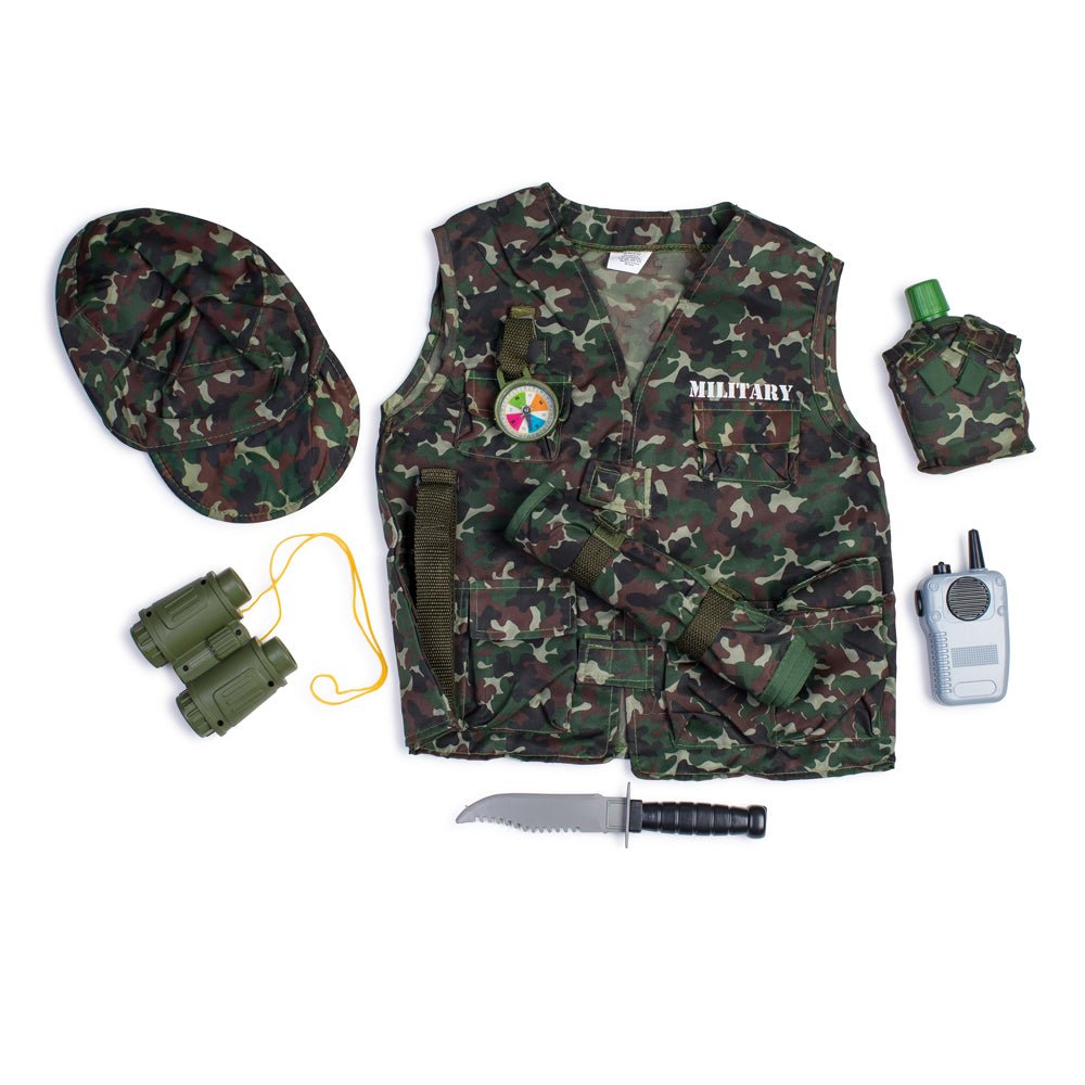 Army Special Forces Role-Play Set with Vest &amp; Accessories