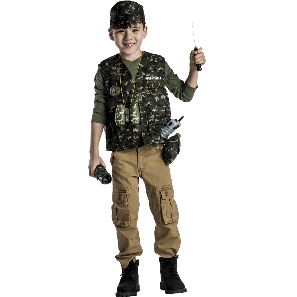 Army Special Forces Role-Play Set with Vest &amp; Accessories